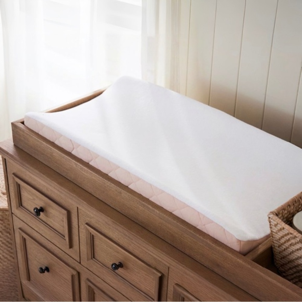 POTTERY BARN KIDS EUROPEAN LINEN TERRY CHANGING PAD COVER